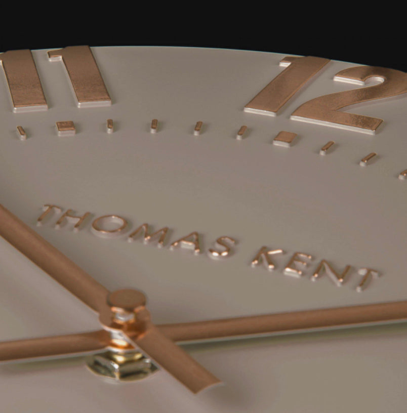 Mulberry Wall Clock Rose Gold 20”