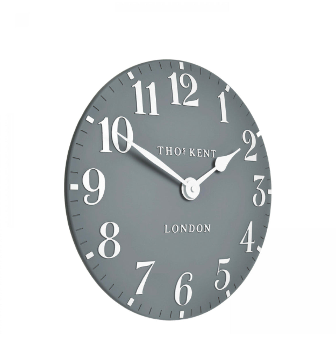Arabic Wall Clock Flax Blue 20”