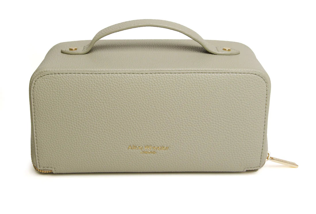 Alice Wheeler Train Case Sage Green