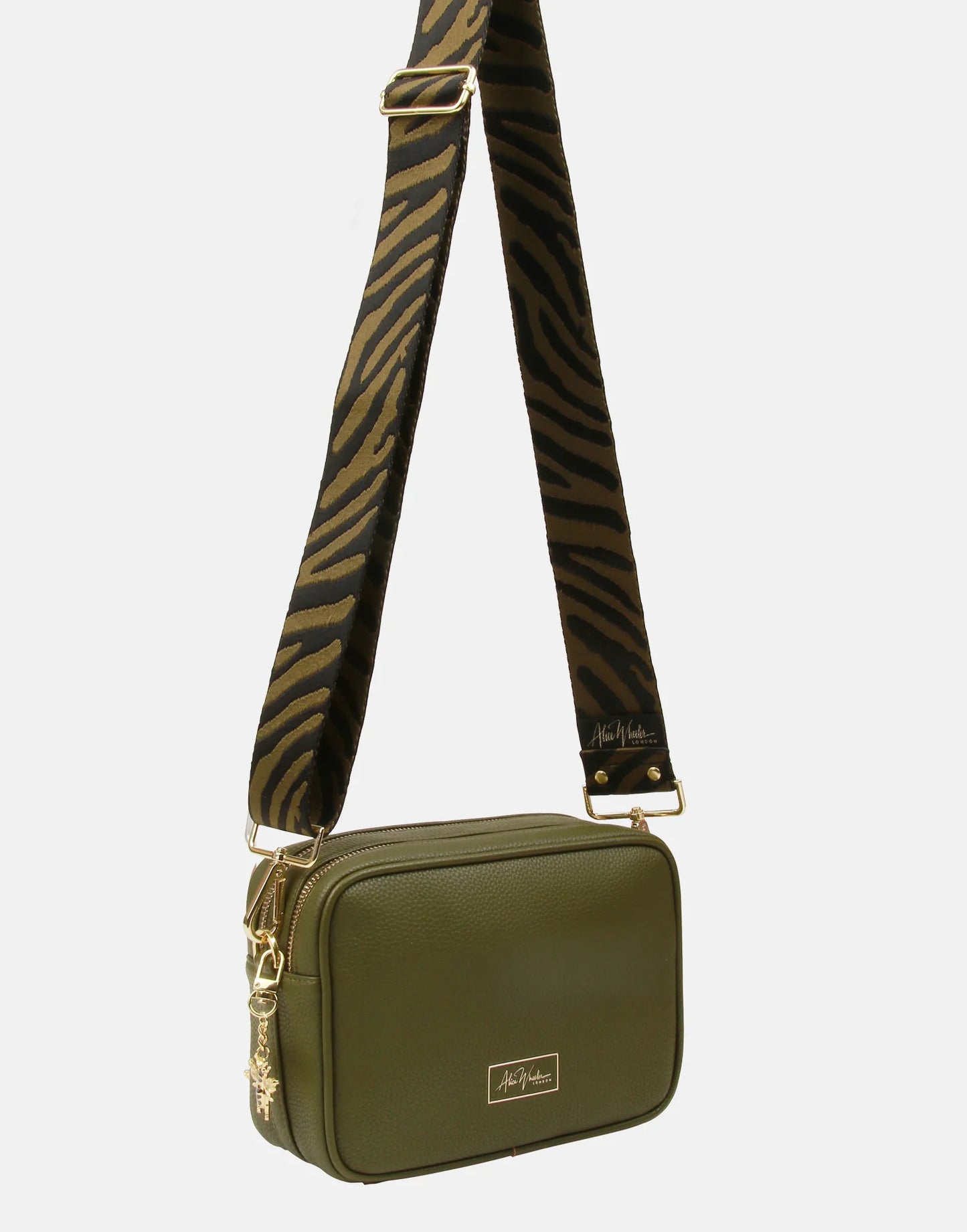 Alice Wheeler Soho Crossbody Bag Olive