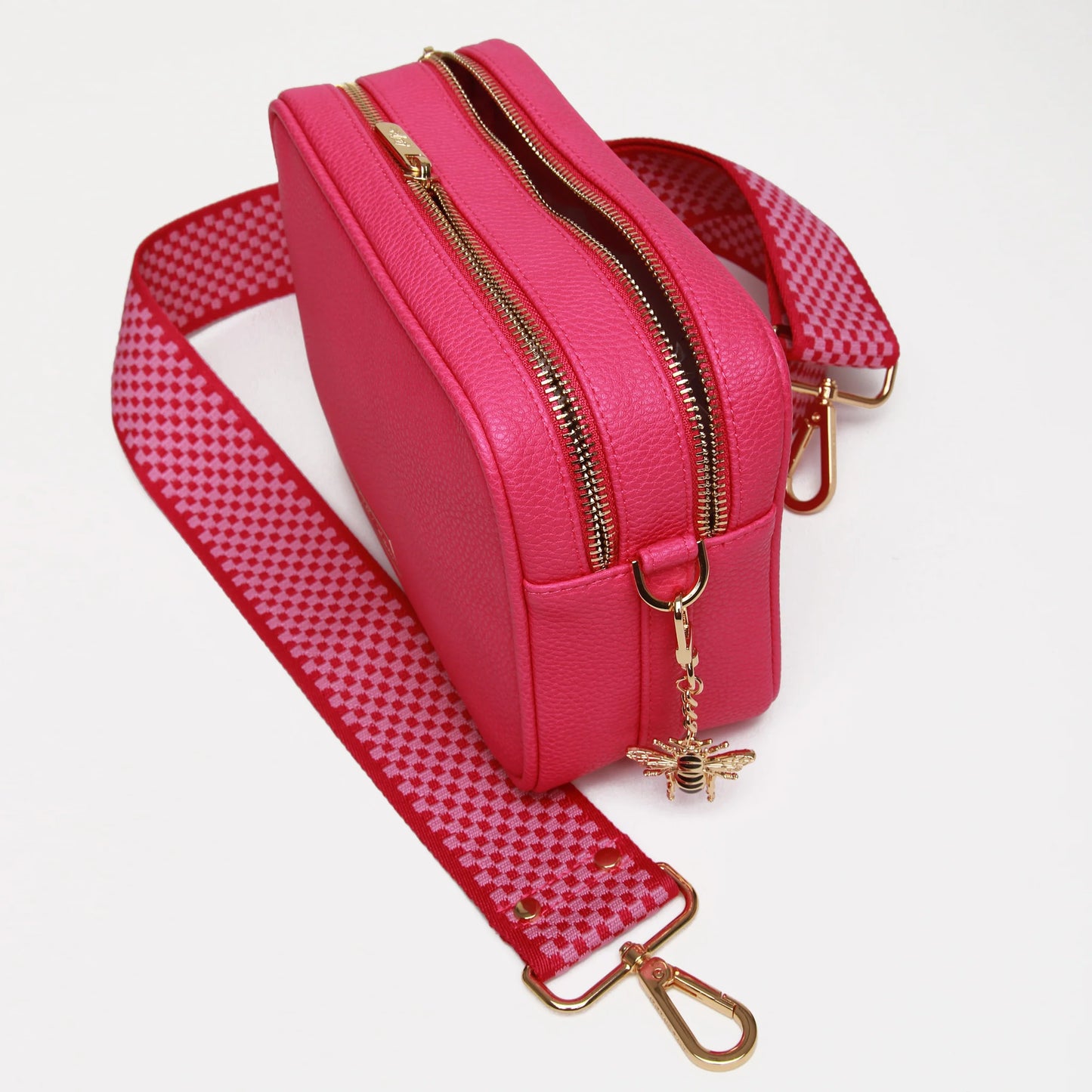 Alice Wheeler Soho Crossbody Bag Hot Pink