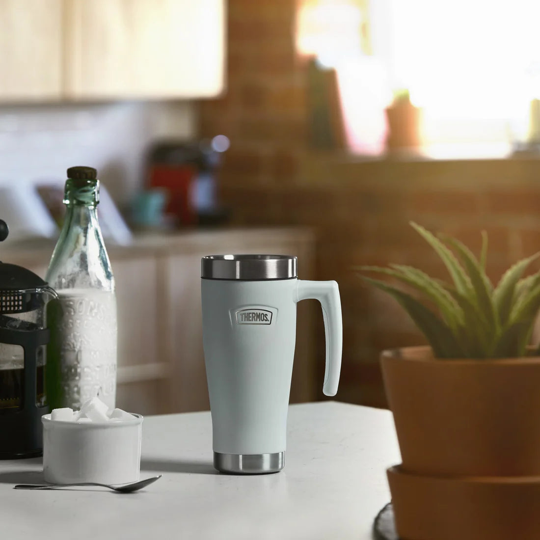Thermos Icon Travel Mug 470ml - Harebell Blue
