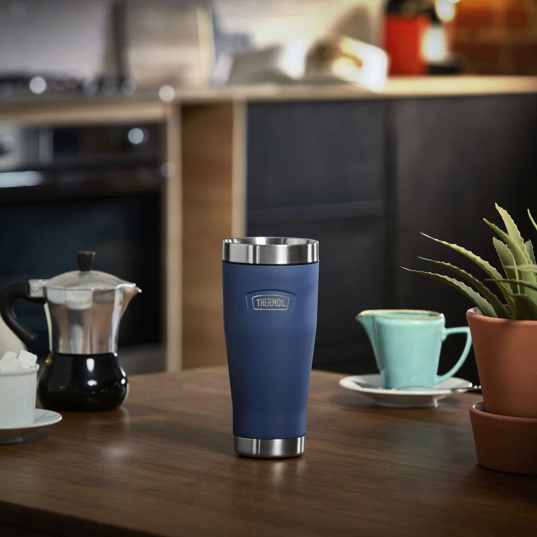 Thermos Icon Travel Tumbler 470ml - Solent Navy