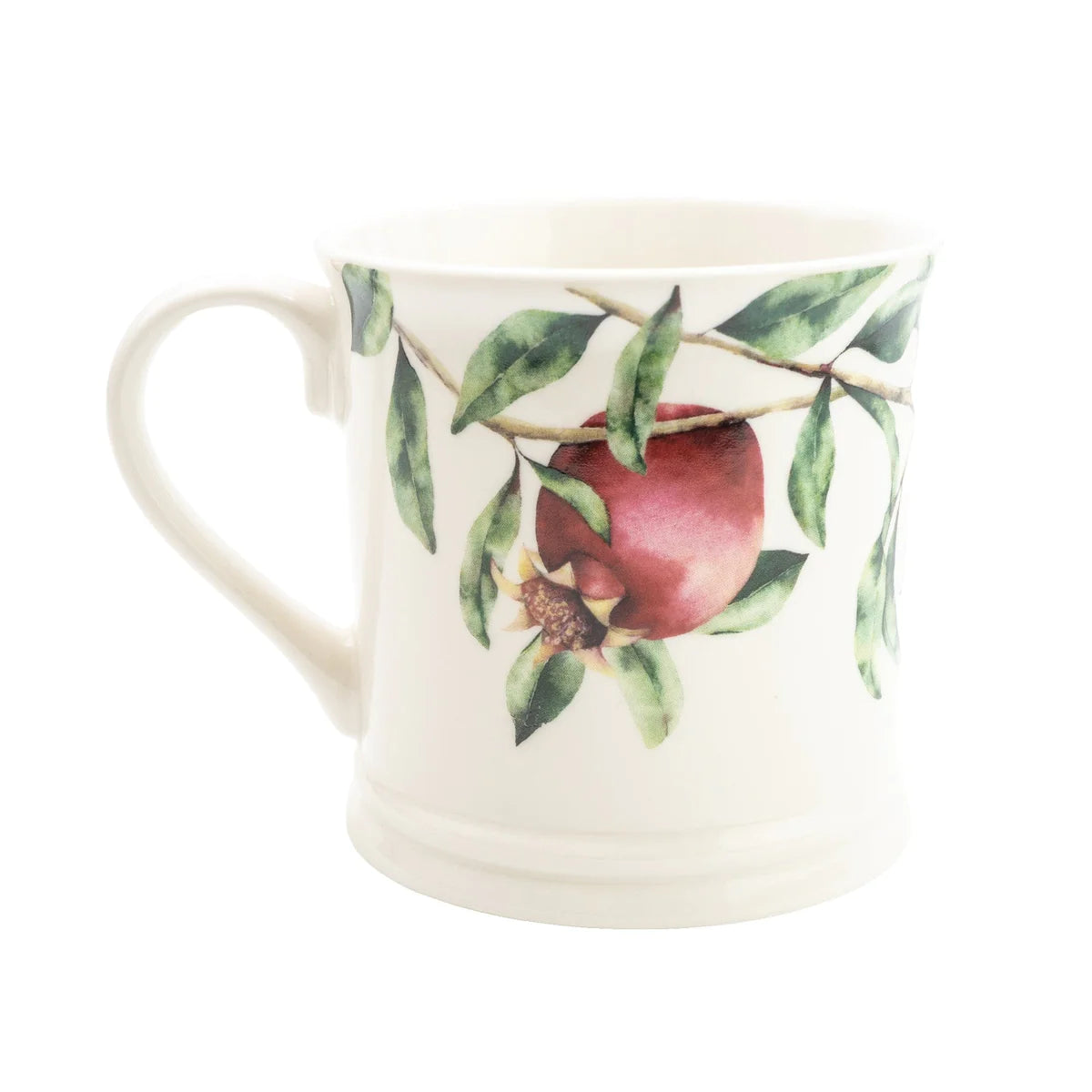 Pomegranate Tankard Mug White