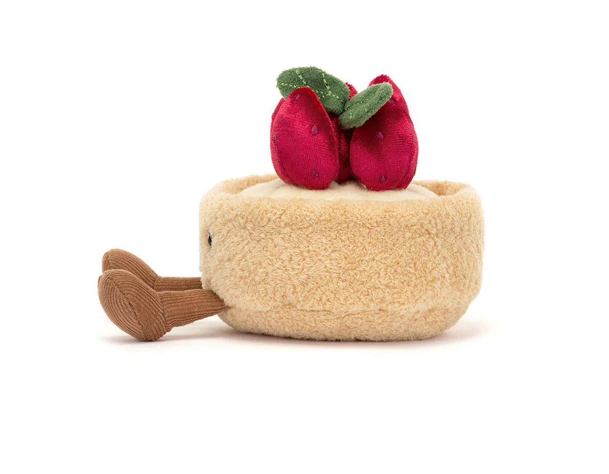 Jellycat Amuseables Fleurette Tarte Aux Fraises