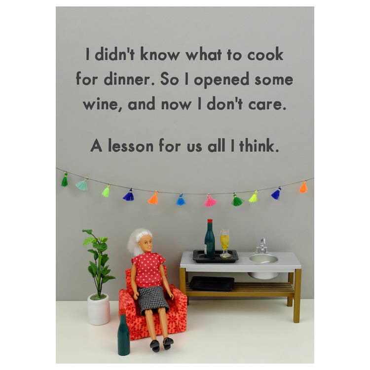 Everyday Card | Wine Dinner | Cards for Her