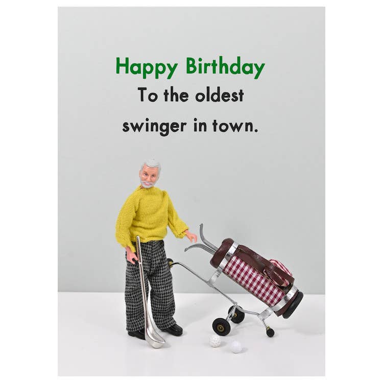 Swinger | Happy Birthday | Cards for Men