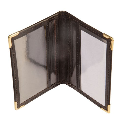 Leather Travel Card Holder - Various Colours