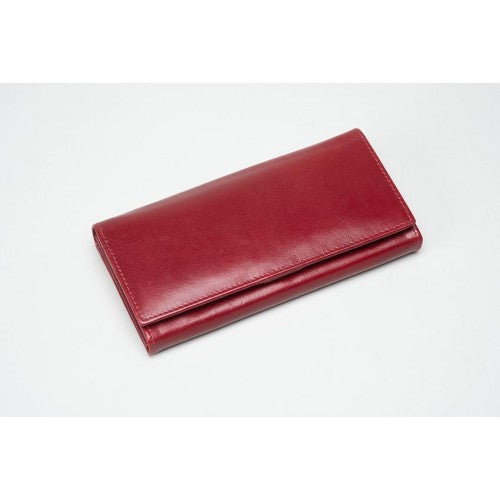 Navy Blue Leather Multi Compartment Purse (RFID) - 603264