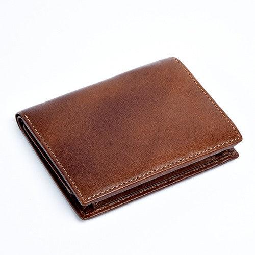 Brown Leather Wallet (RFID) - 611005CO