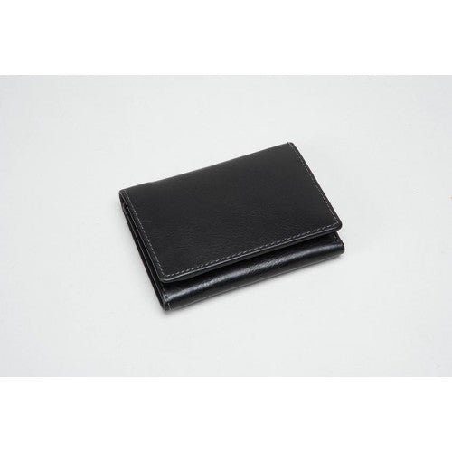 Black Leather Wallet (RFID) - 611015CO