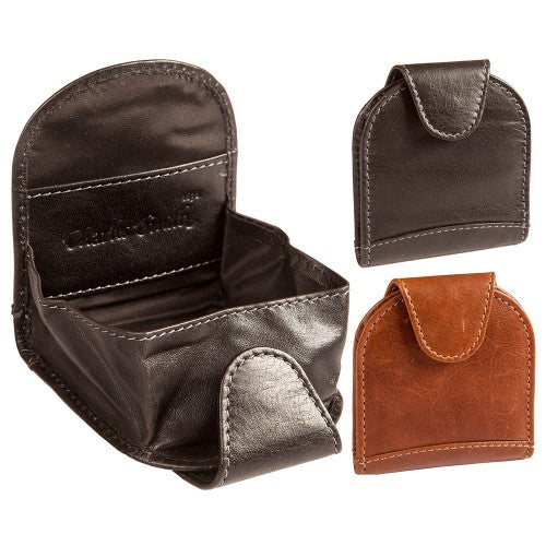 Brown Charles Smith Leather Tray Coin Purse - 650301CO