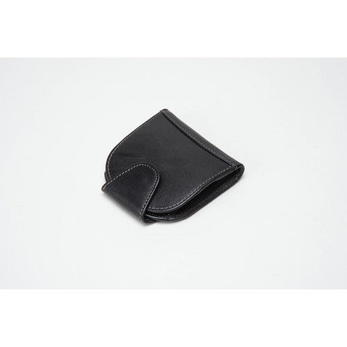 Black Charles Smith Leather Tray Coin Purse - 650301CO
