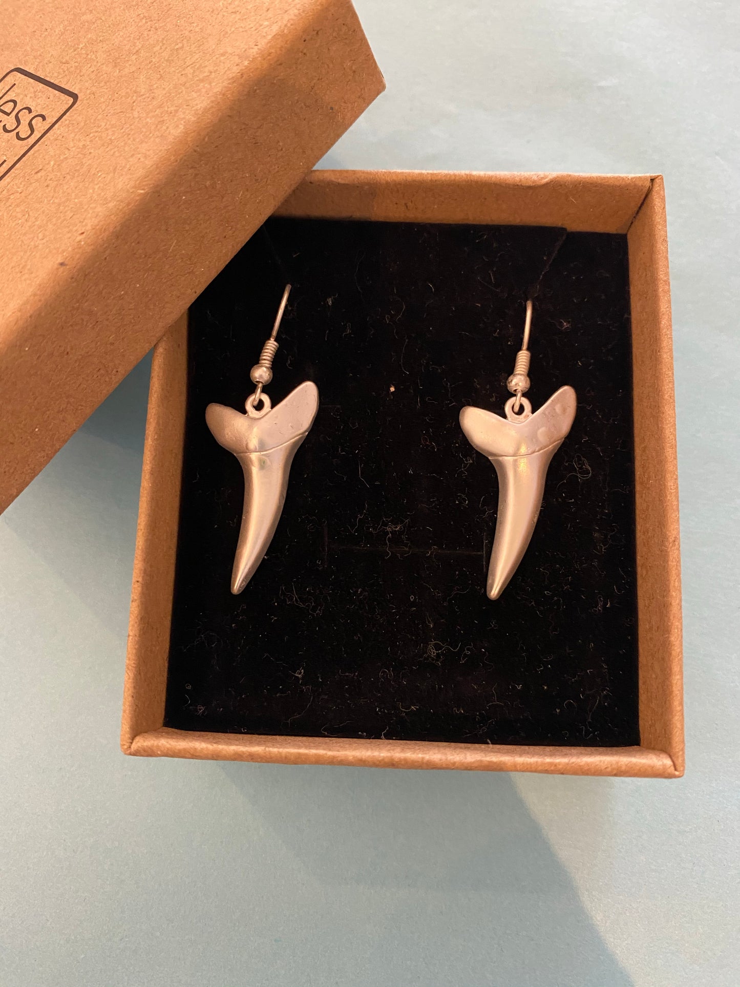 Earrings - Shark Tooth Rose Gold Earrings