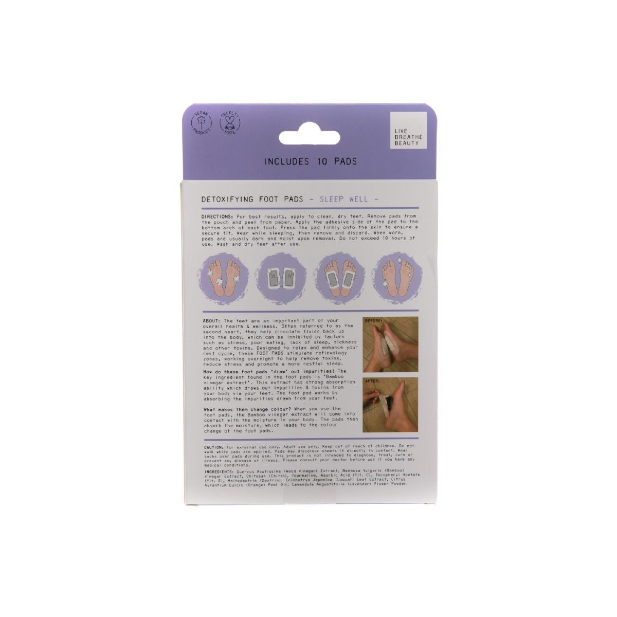 Detoxifying Foot Pads -Sleep Well