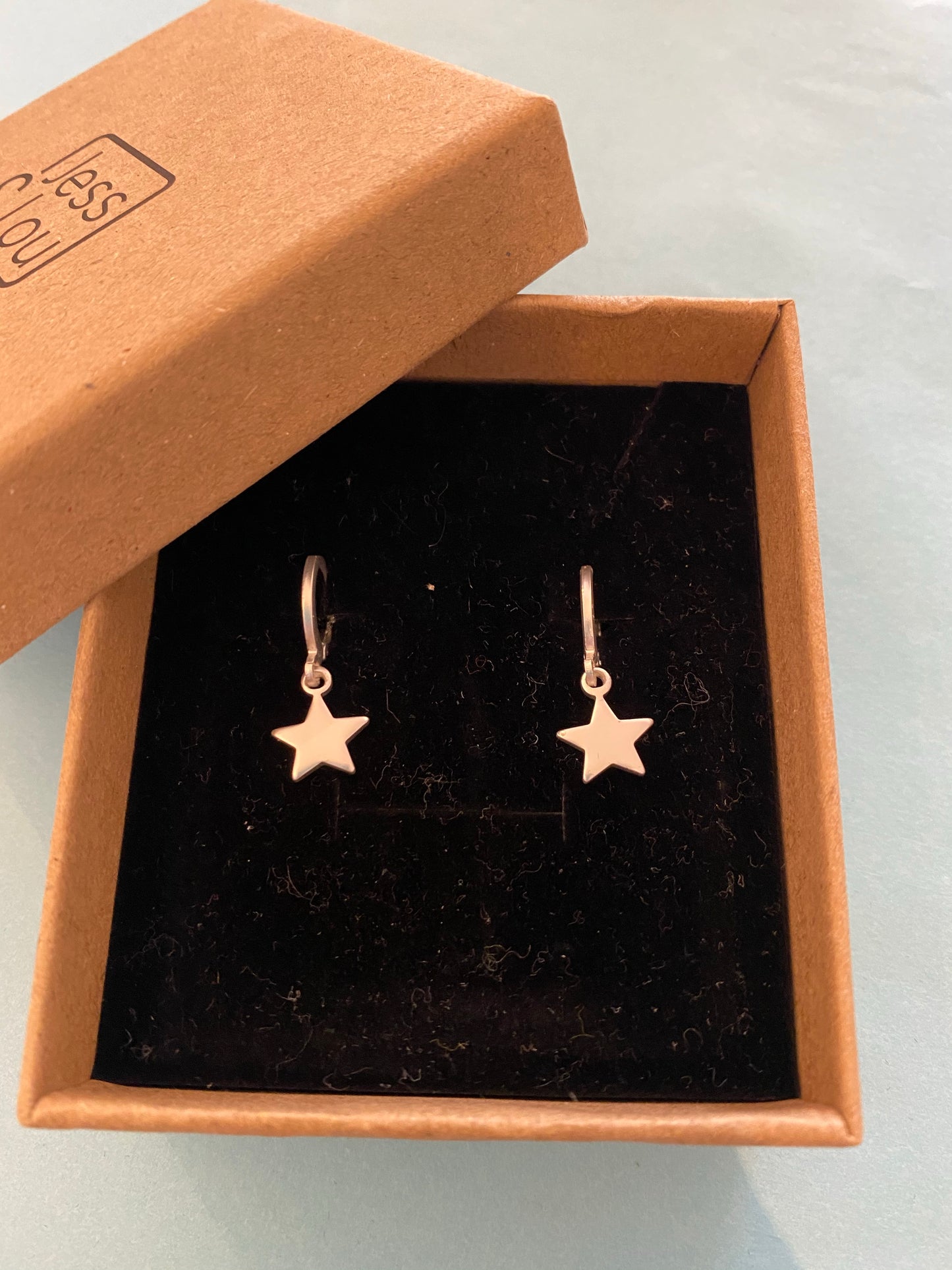 Earrings - Mini Star Huggie Earring Silver