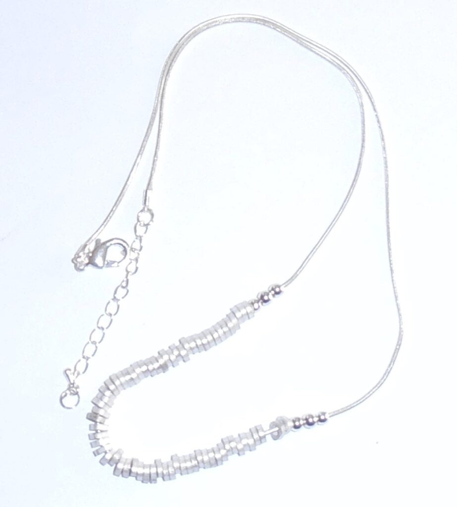 Short Delicate Beaded Necklace