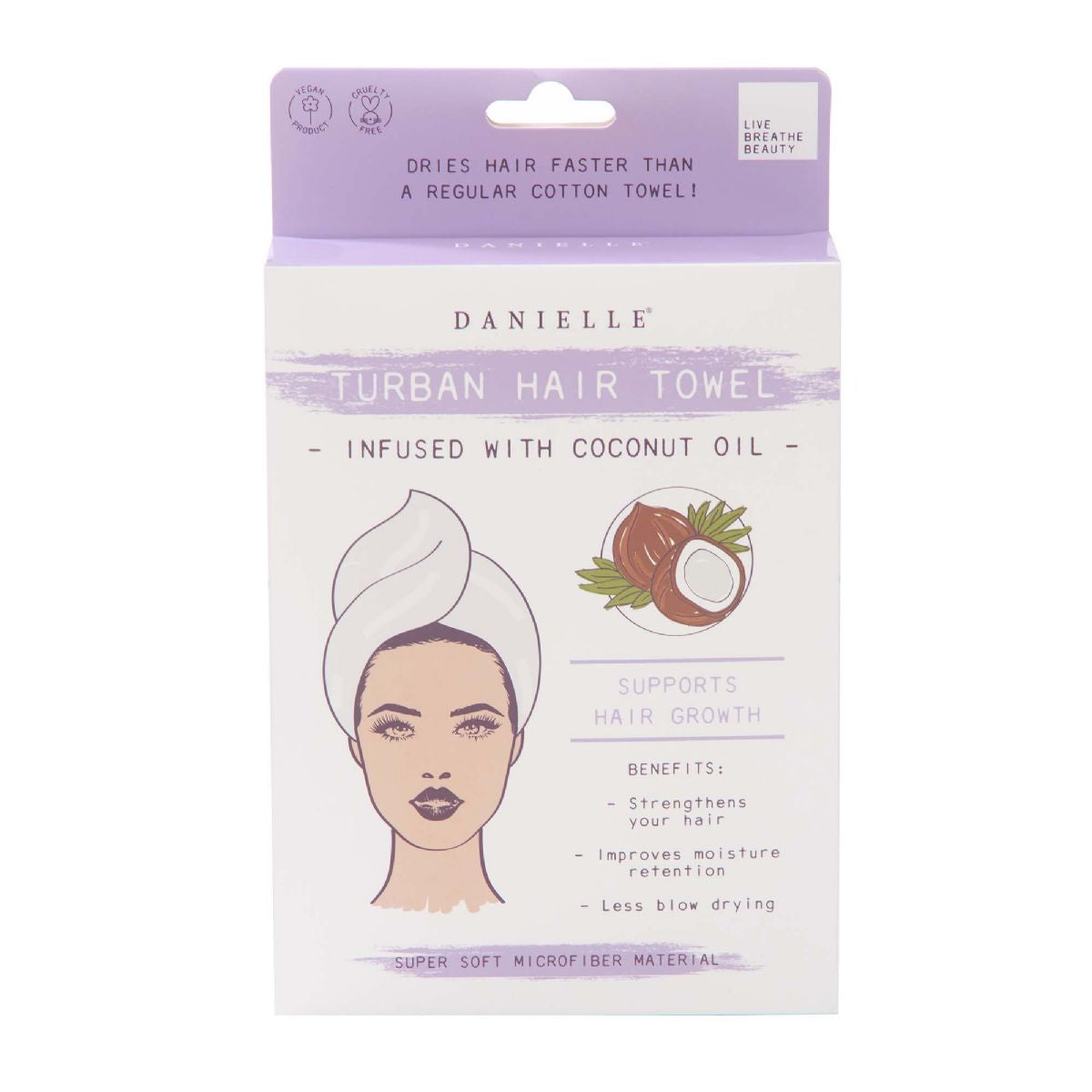 Coconut Oil Infused Hair Turban