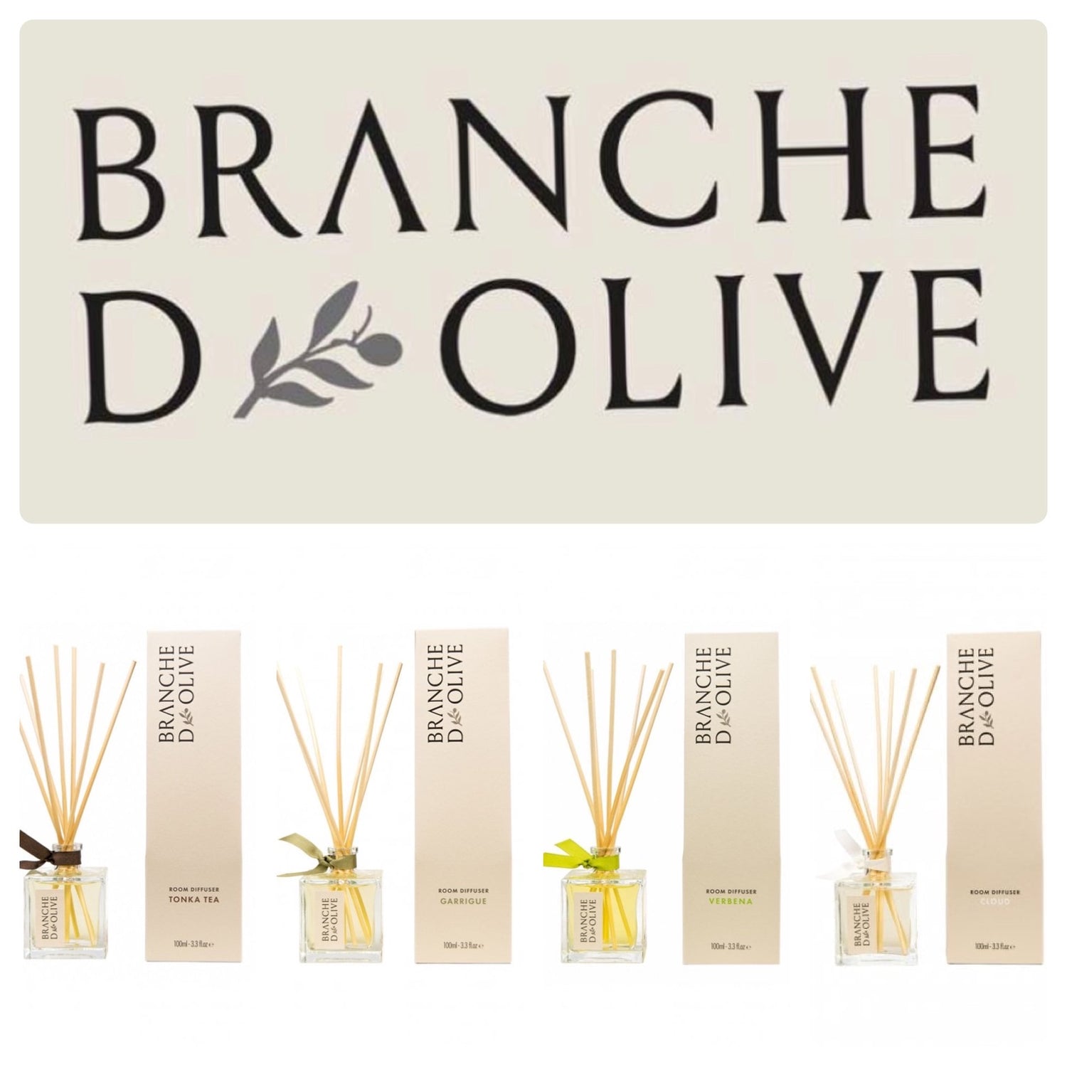 Branche D’Olive Room Diffusers & Refills