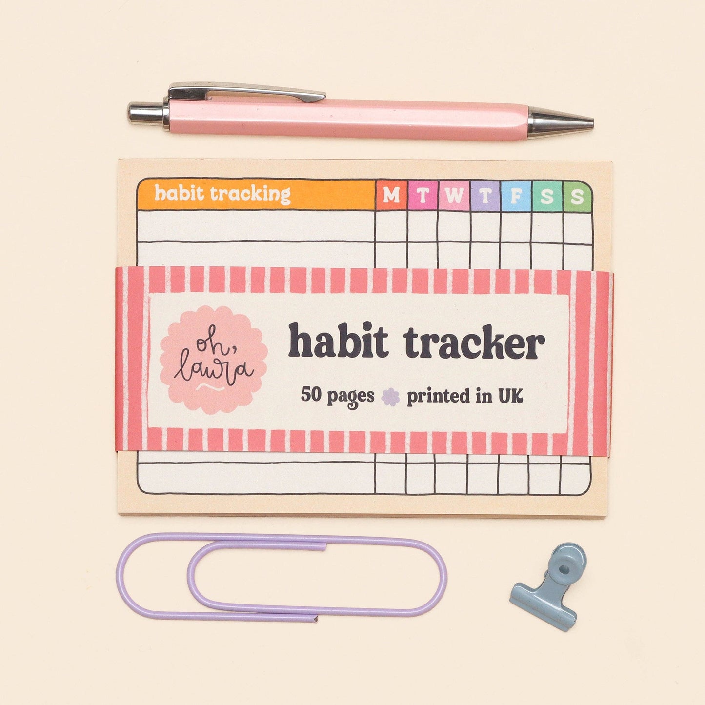 A6 Habit Tracker Notepad