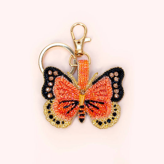 Beaded Keyring - Bonny Butterfly: Bonny Butterfly