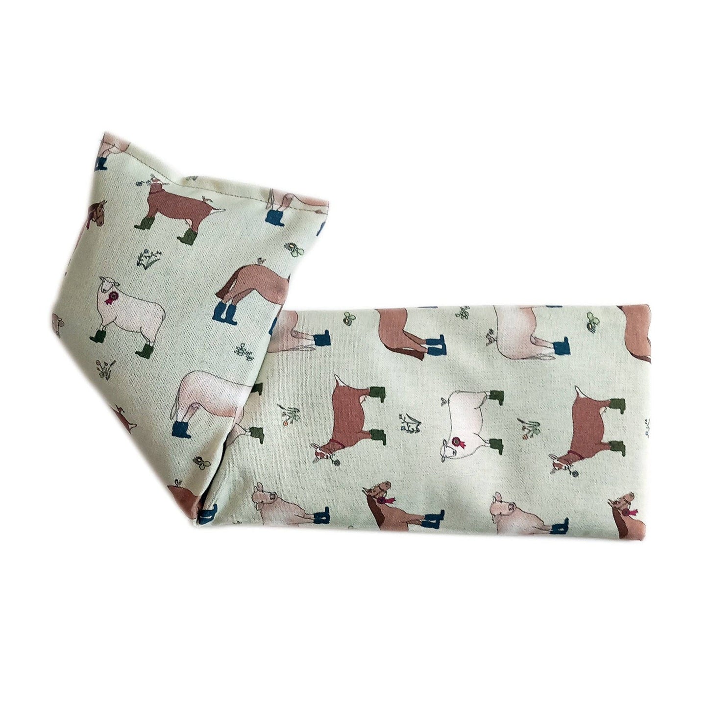 Wellie Boots Farmyard Cotton Wheat Bag: Unscented