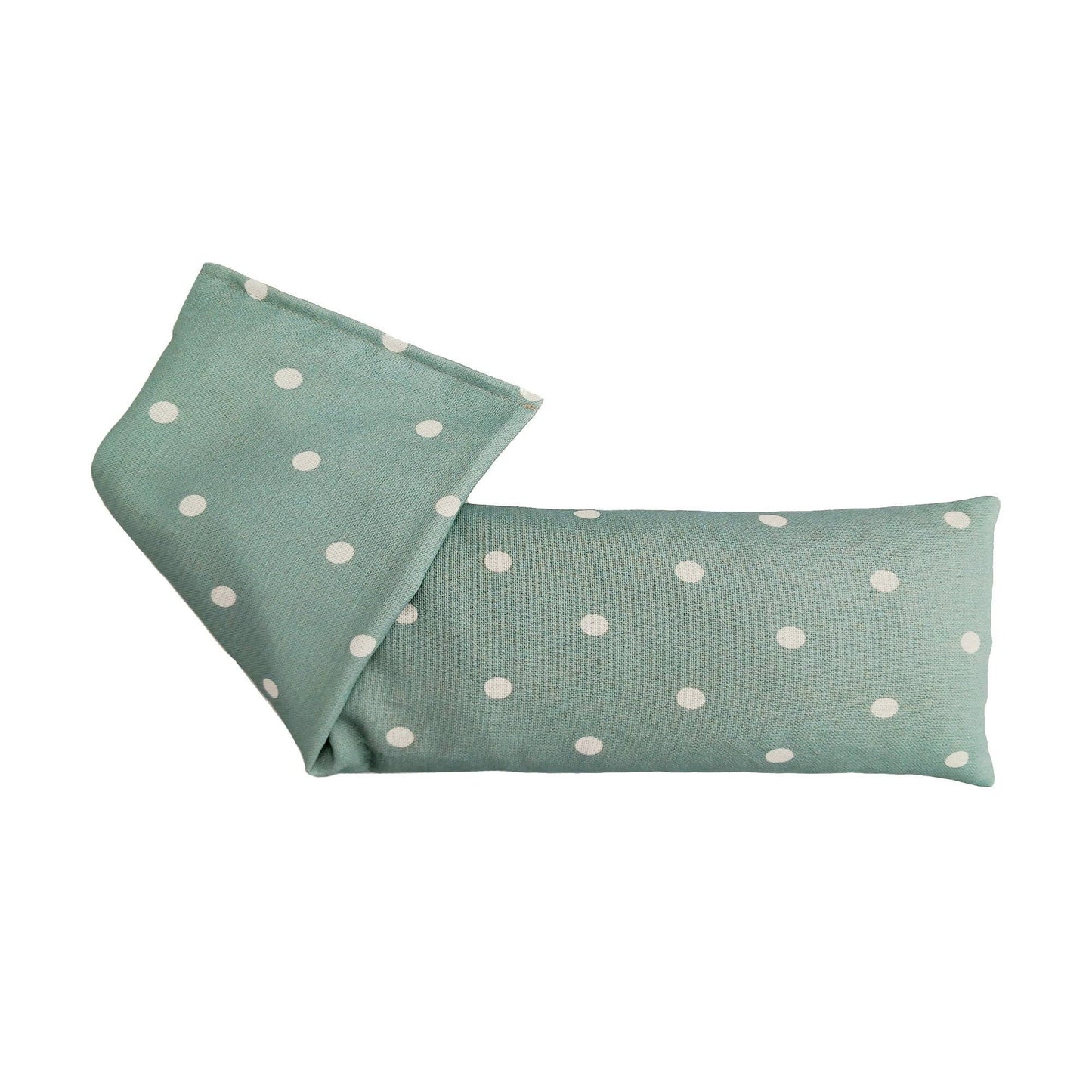 Dotty Teal Cotton Wheat Bag: Lavender