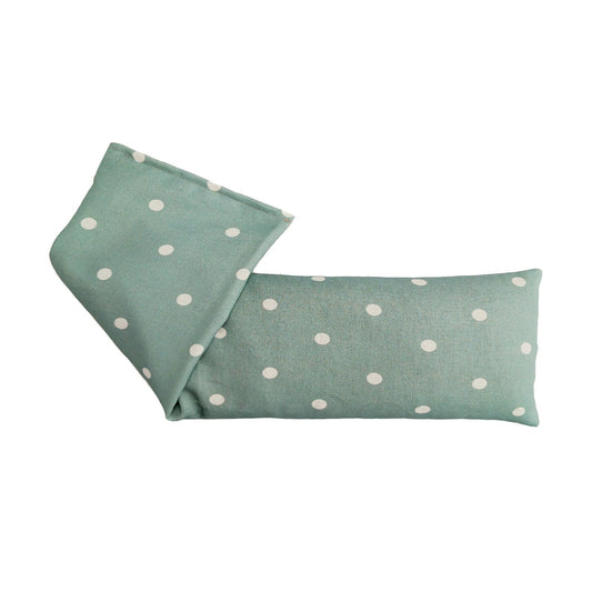 Dotty Teal Cotton Wheat Bag: Lavender