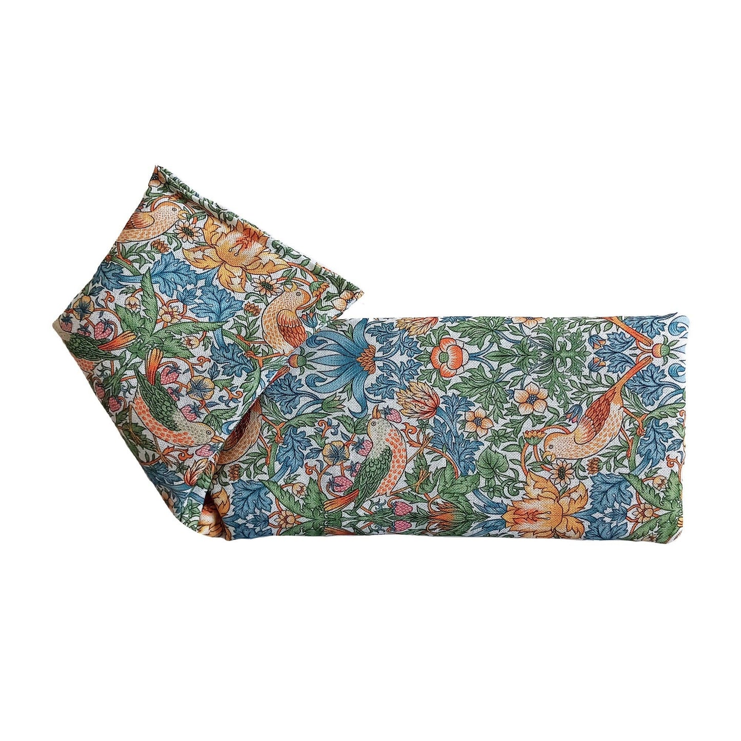 William Morris Strawberry Thief Sky Cotton Wheat Bag: Lavender