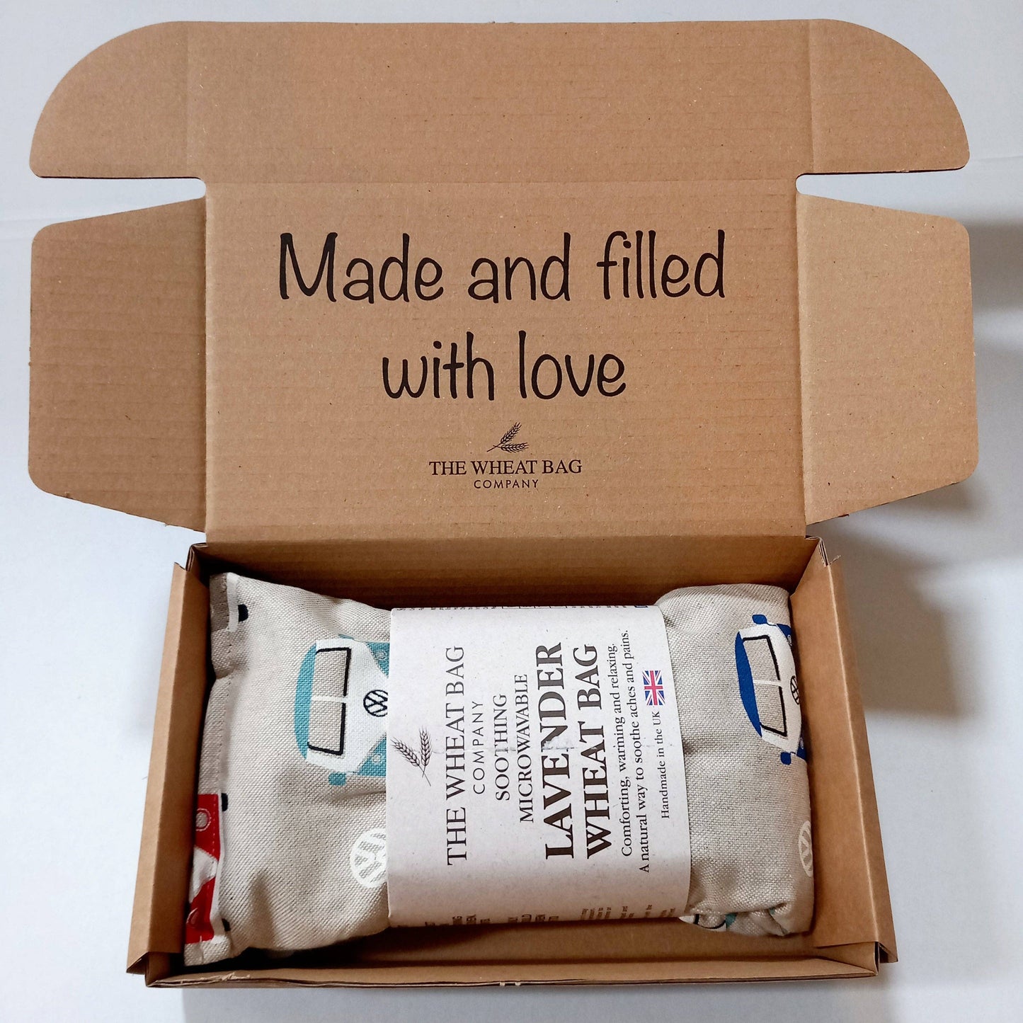 VW Camper Van Cotton Wheat Bag: Unscented