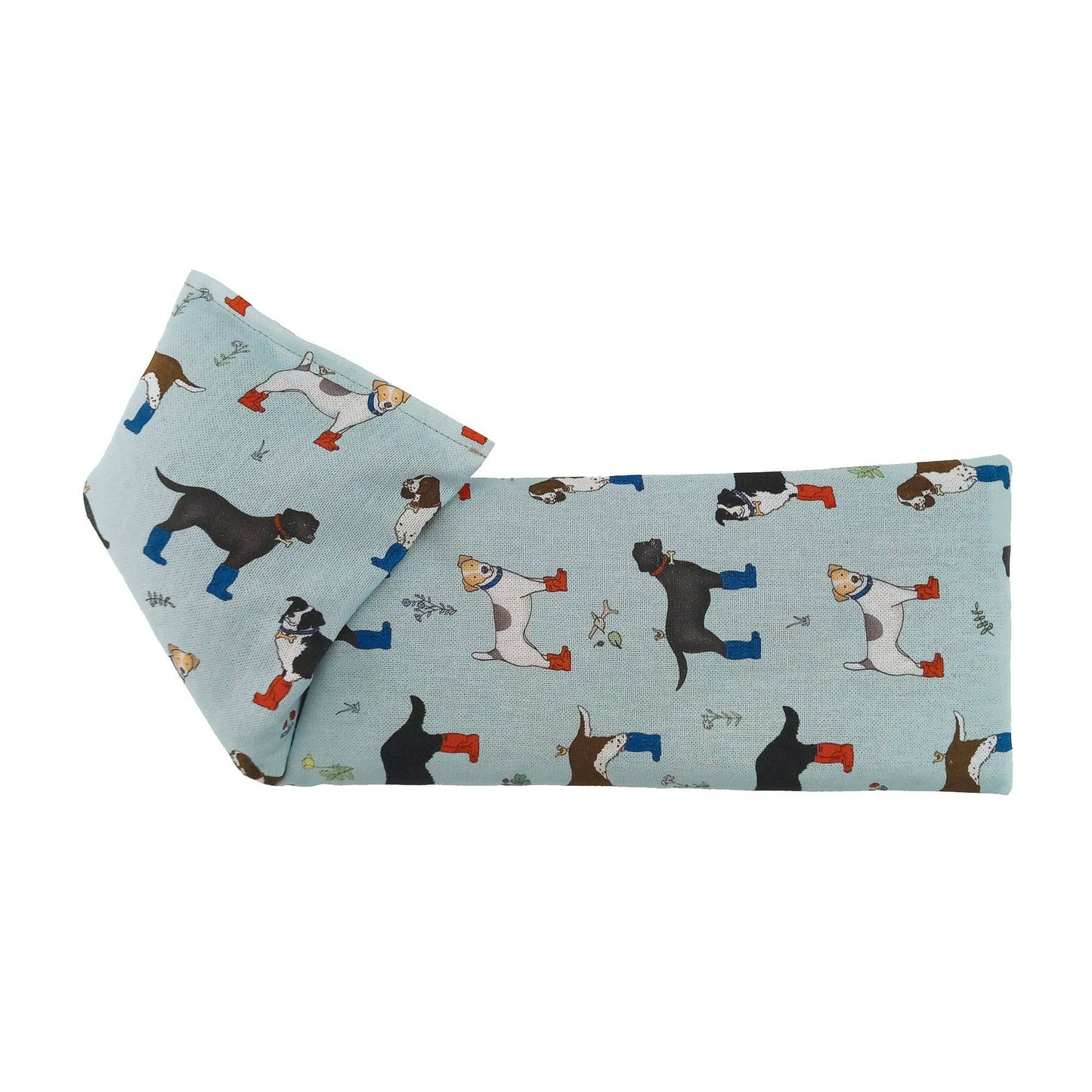 Wellie Boot Dogs Cotton Wheat Bag: Lavender