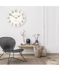 Arabic Wall Clock Limestone 20”