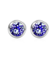 Swarovski Birthstone Earrings September Sapphire