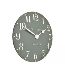 Arabic Wall Clock Seagrass 12”