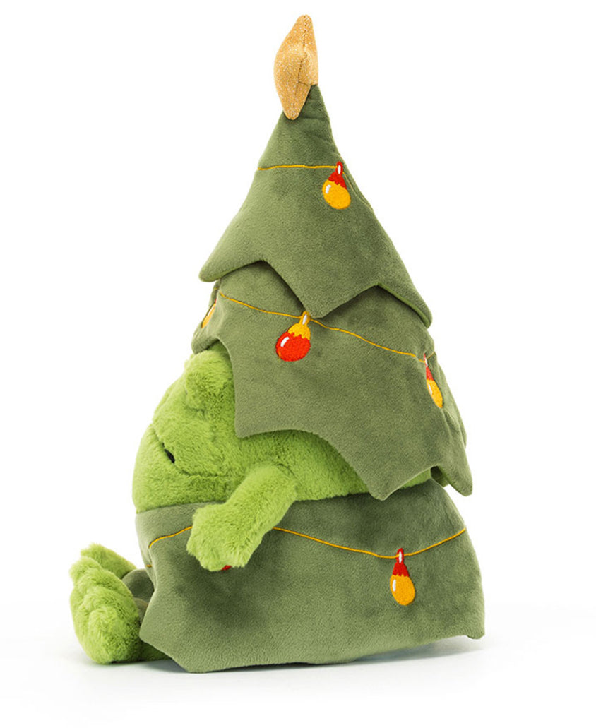 Jellycat Christmas Tree Ricky Rain Frog