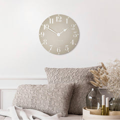 Arabic Wall Clock Sand 12”