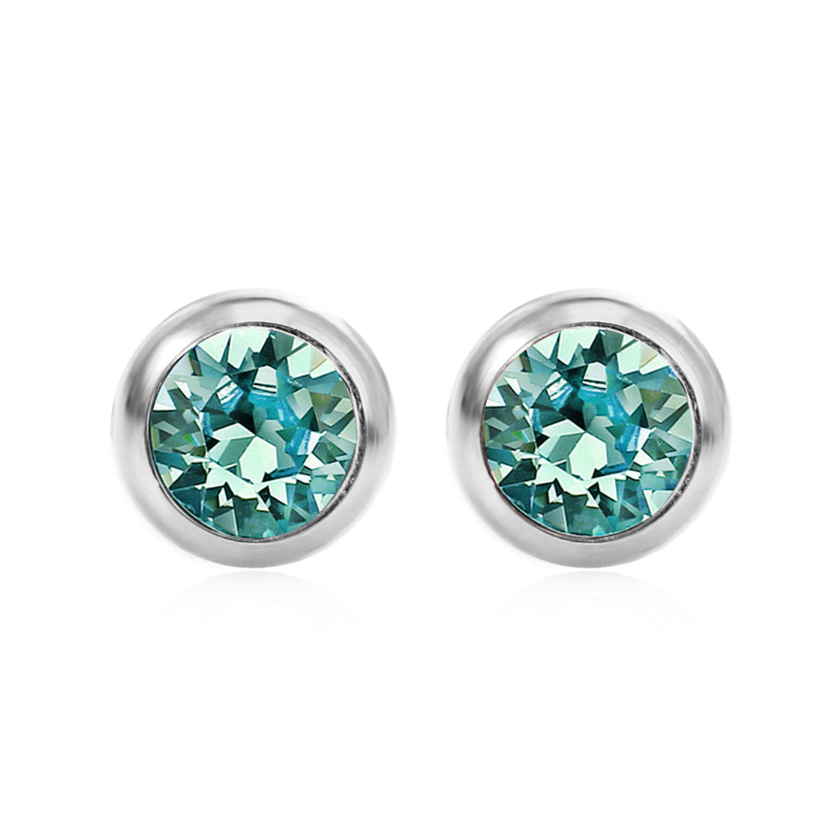 Swarovski Birthstone Earrings December Turquoise