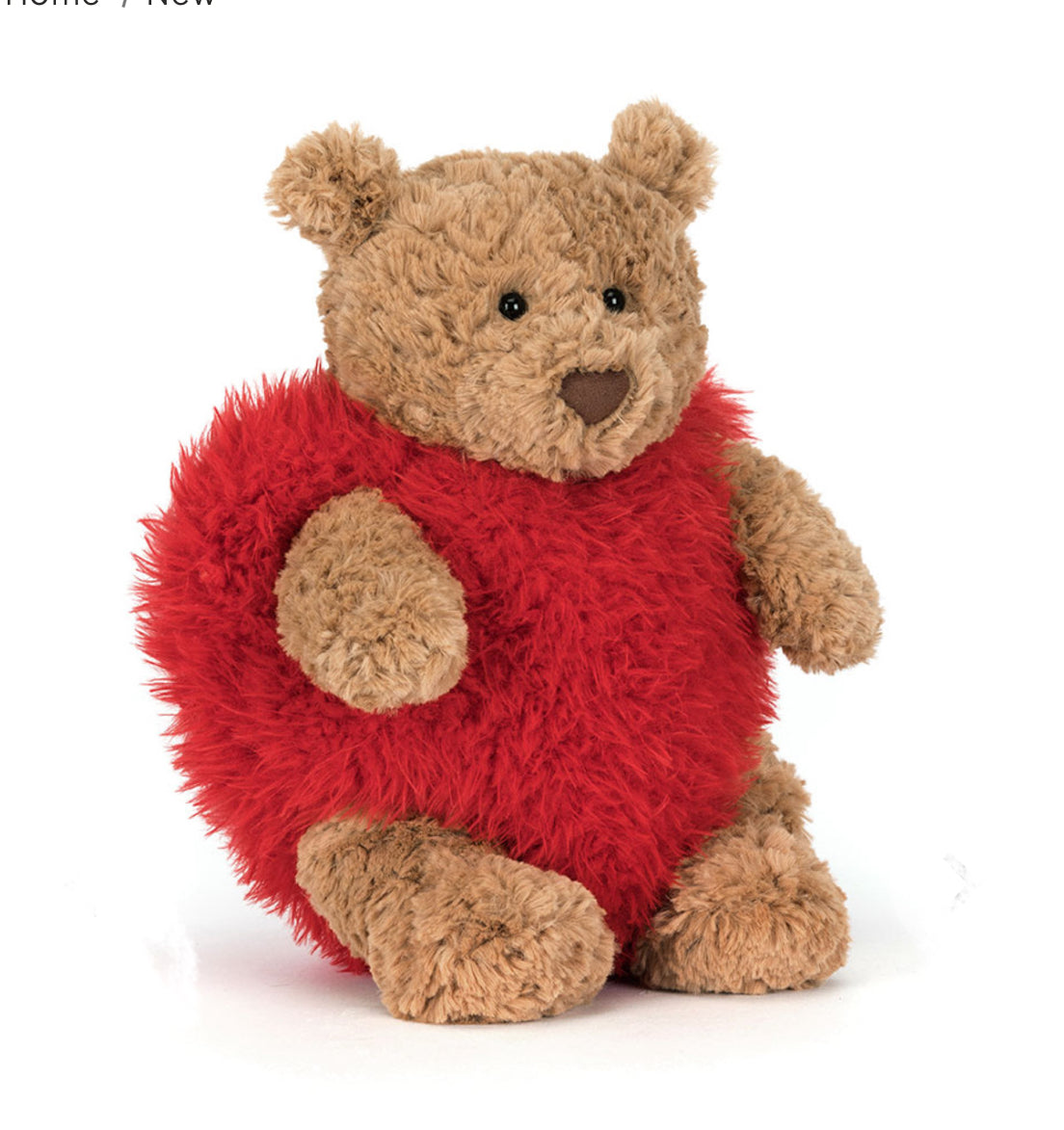 Jellycat Bartholomew Bear 'Heartthrob'