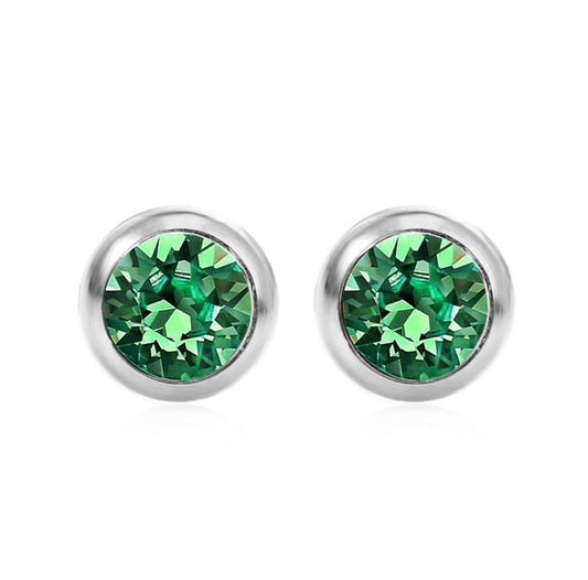 Swarovski Birthstone Earrings May Emerald