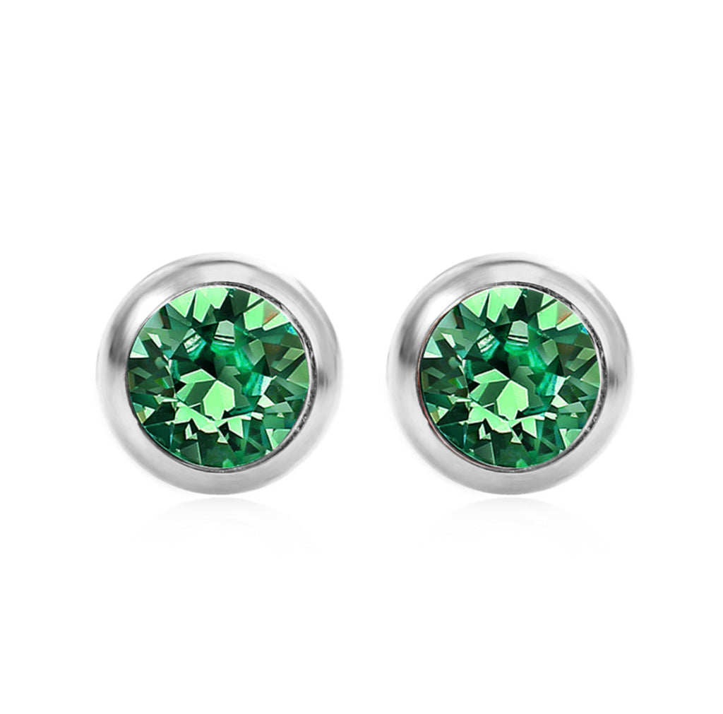Swarovski Birthstone Earrings May Emerald