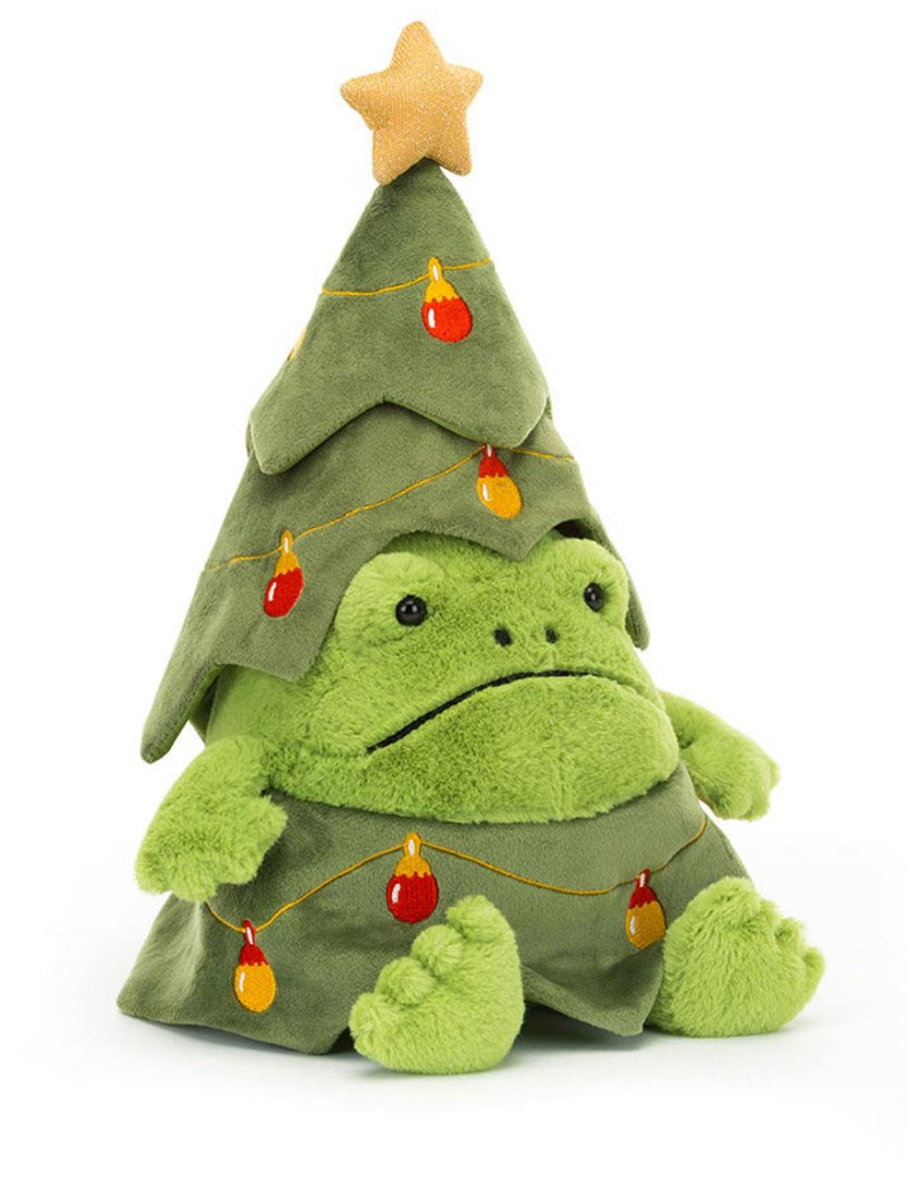 Jellycat Christmas Tree Ricky Rain Frog