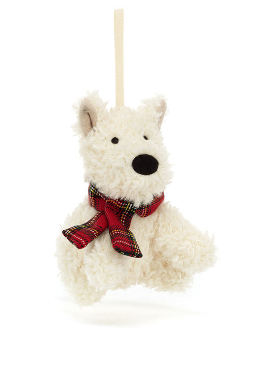 Jellycat Munro Scottie Dog Decoration