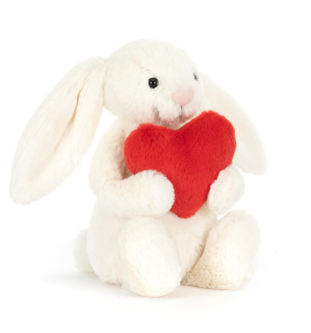 Jellycat Bashful Red Heart Bunny Medium