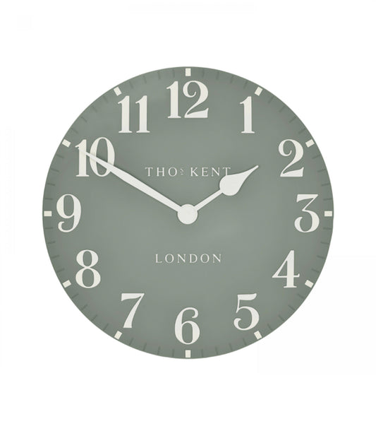 Arabic Wall Clock Seagrass 12”