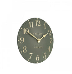 Arabic Wall Clock lichen Green 12”