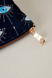 Elizabeth Scarlett - Magical Eye Blue - Velvet Coin Purse