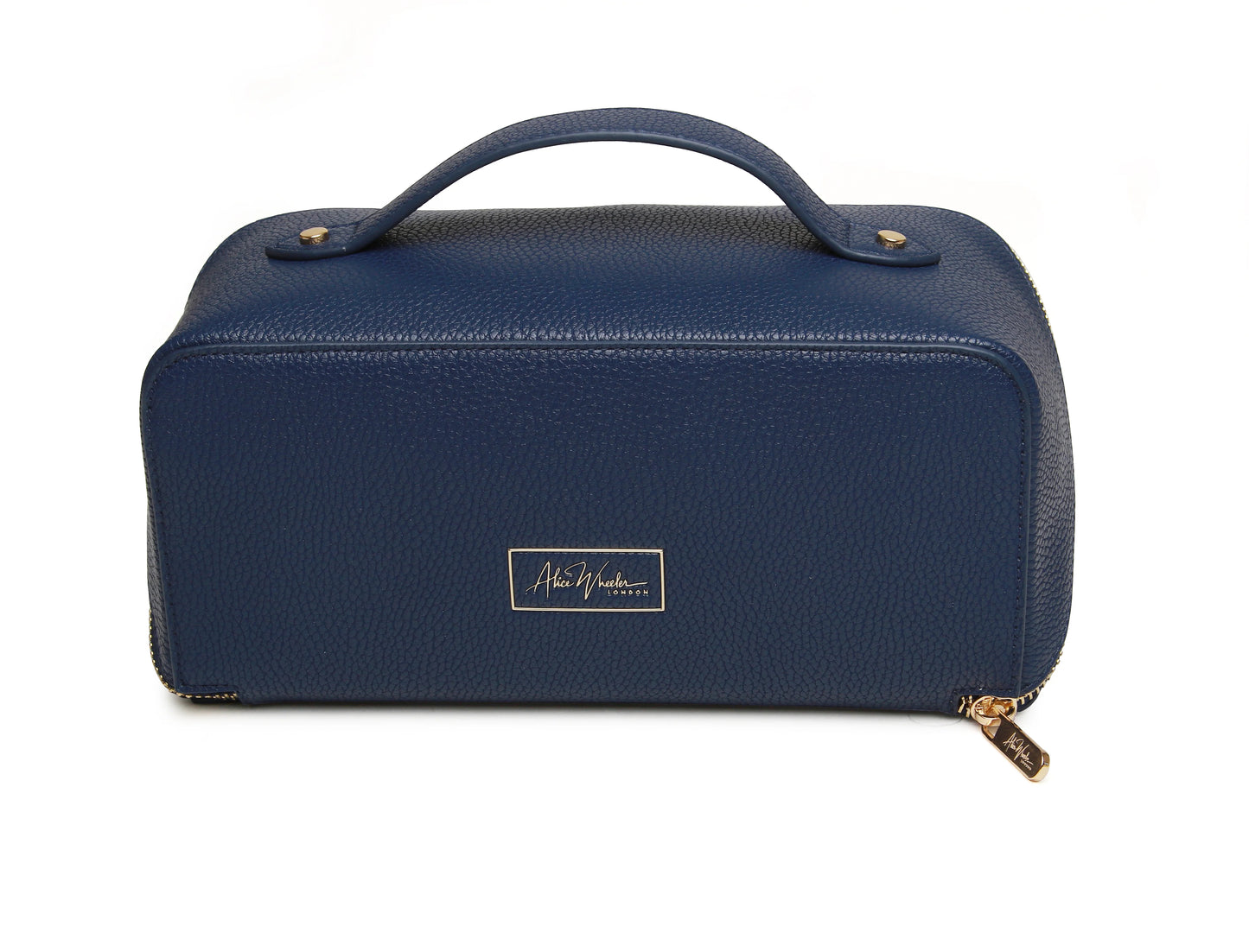 Alice Wheeler Train Case Navy
