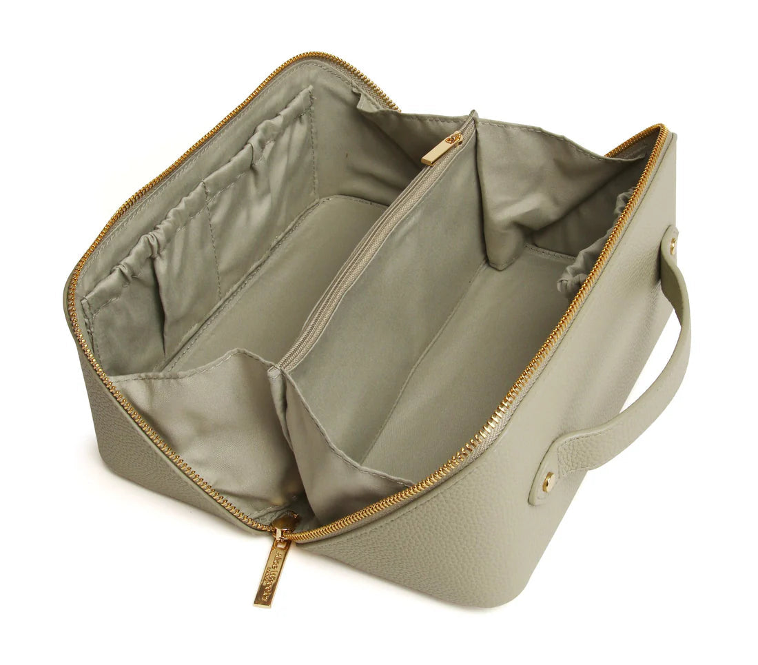 Alice Wheeler Train Case Sage Green