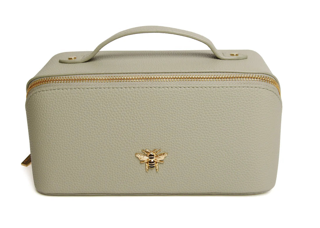 Alice Wheeler Train Case Sage Green