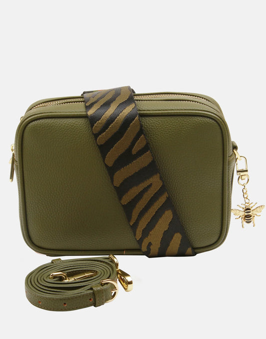 Alice Wheeler Soho Crossbody Bag Olive